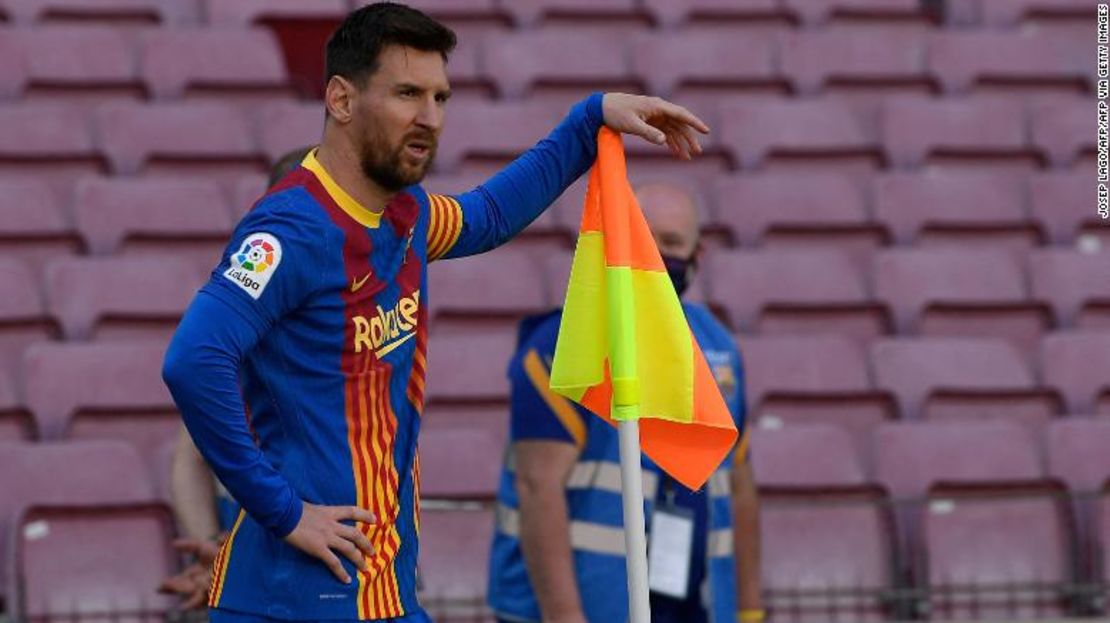 La estrella del Barcelona Lionel Messi ganó US$ 130 millones en 2021.