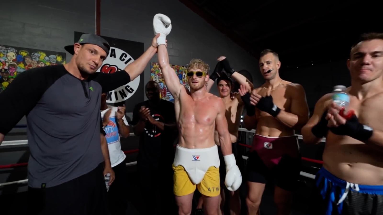 Logan Paul habría vencido a 4 peleadores seguidos en un entrenamiento