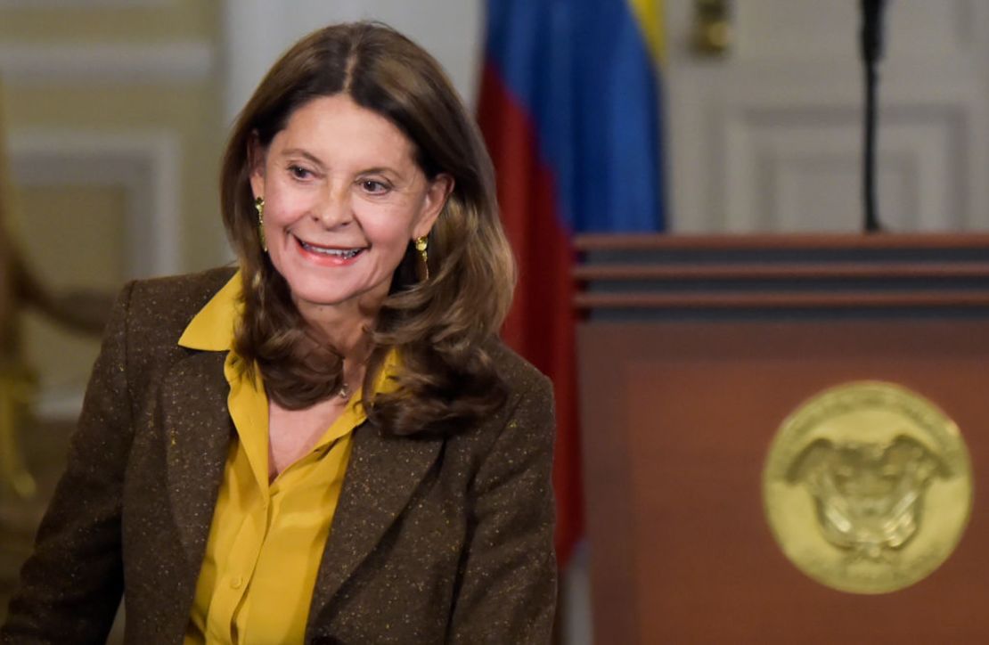 Marta Lucía Ramírez, vicepresidenta de Colombia. Crédito: RAUL ARBOLEDA/AFP via Getty Images