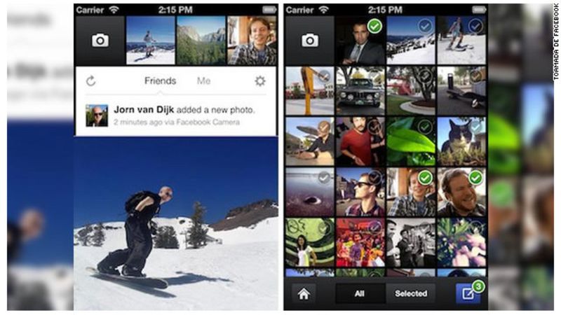 Facebook camera, el 