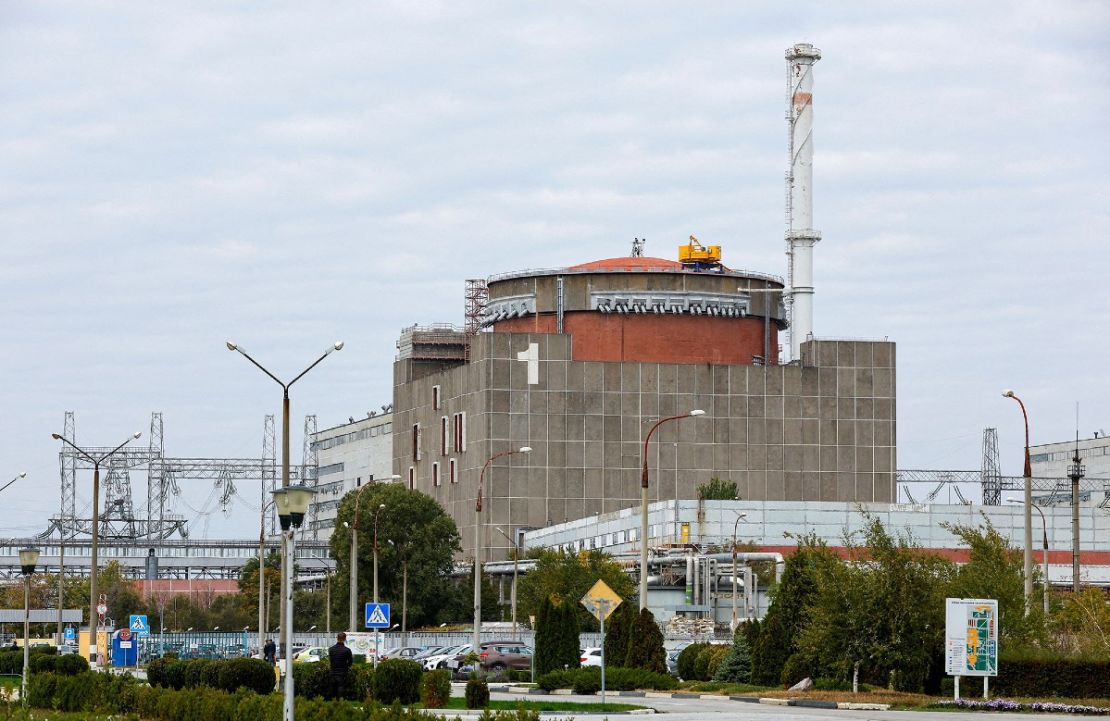 La central nuclear de Zaporiyia el 14 de octubre.