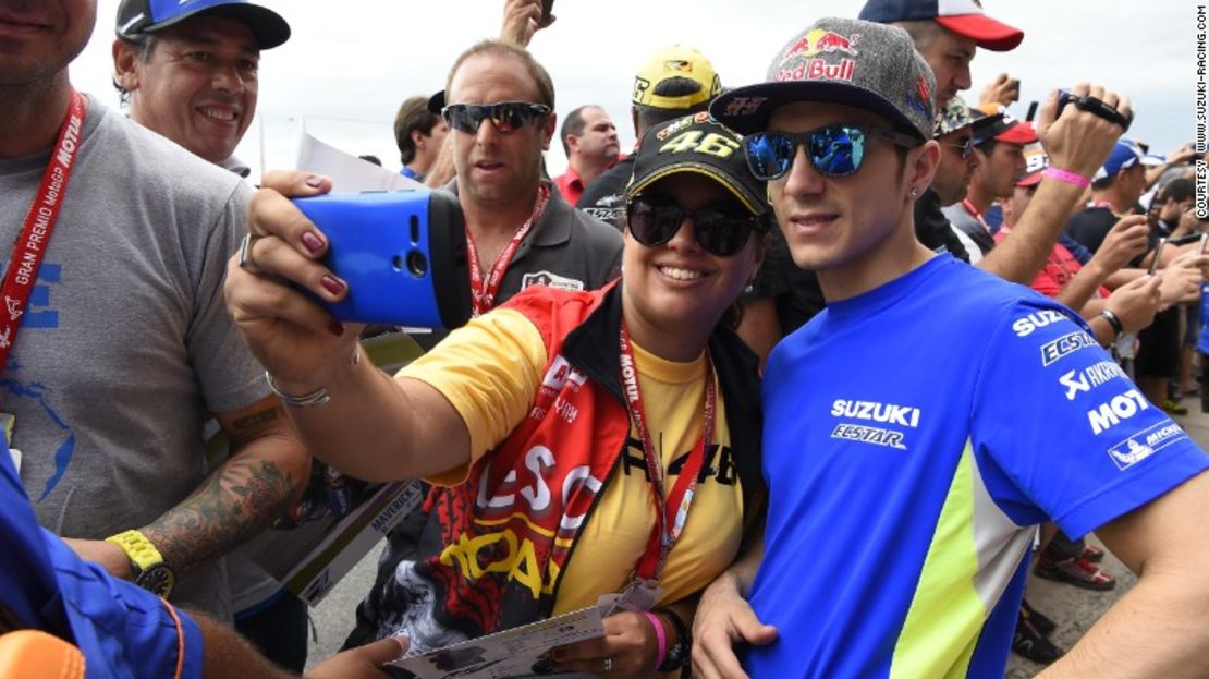 Una selfie con Maverick en Argentina.