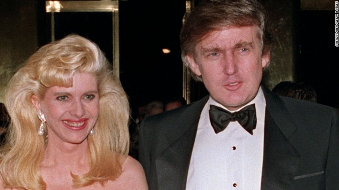 Ivana and Donald Trump en 1989.