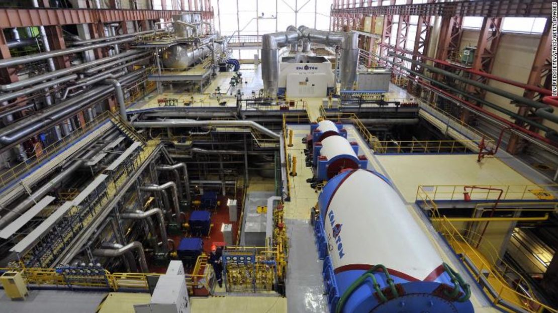 Dentro de la planta nuclear Kola en el Lago Imandra, Rusia.