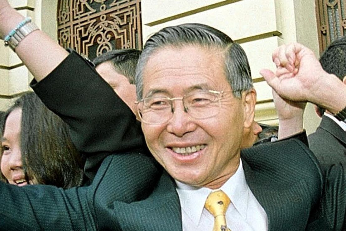 Alberto Fujimori en el año 2000