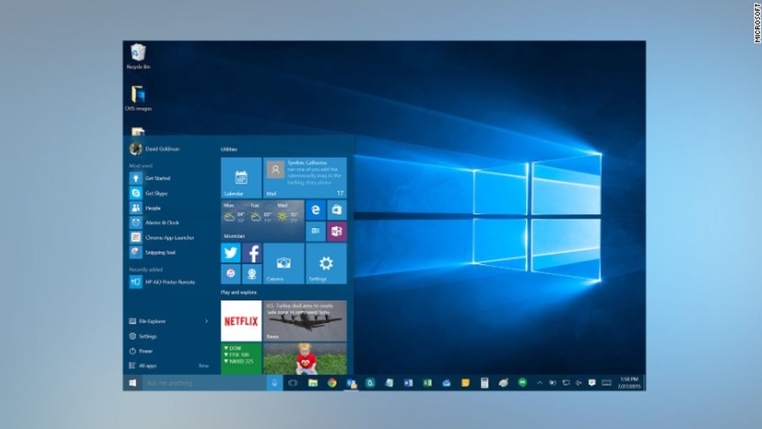 CNNE df6827eb - 150728135154-windows-10-start-780x439