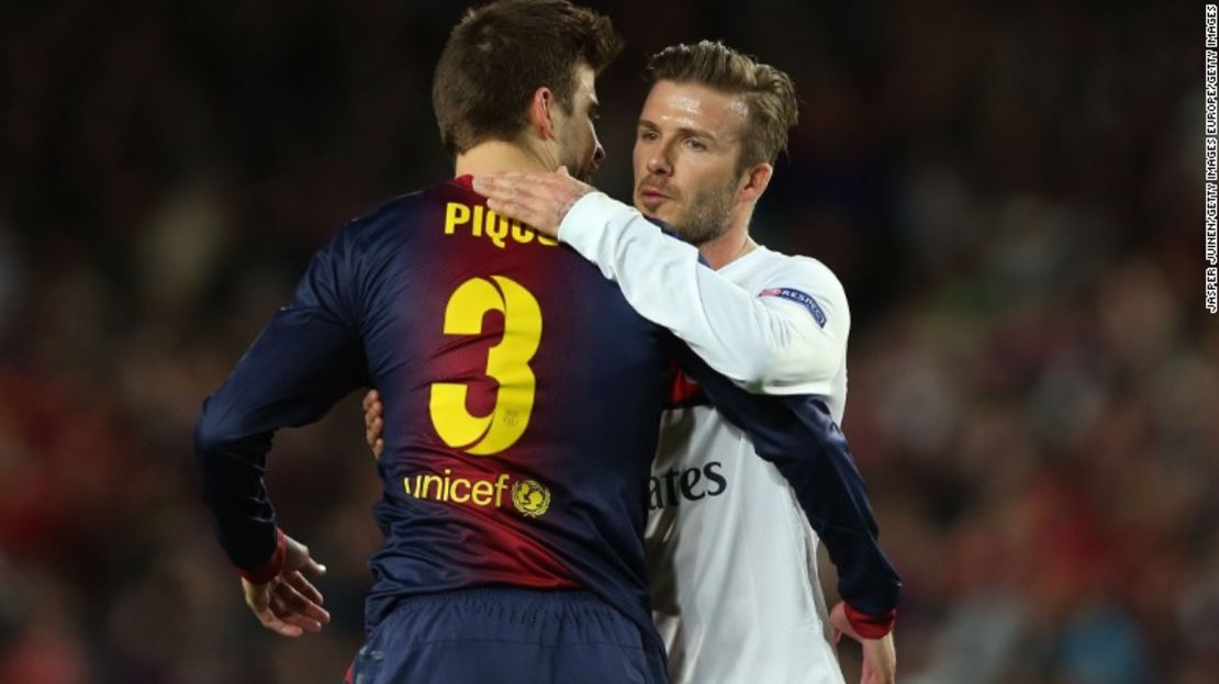 David Beckham y Gerard Pique no son ajenos a la alfombra roja.