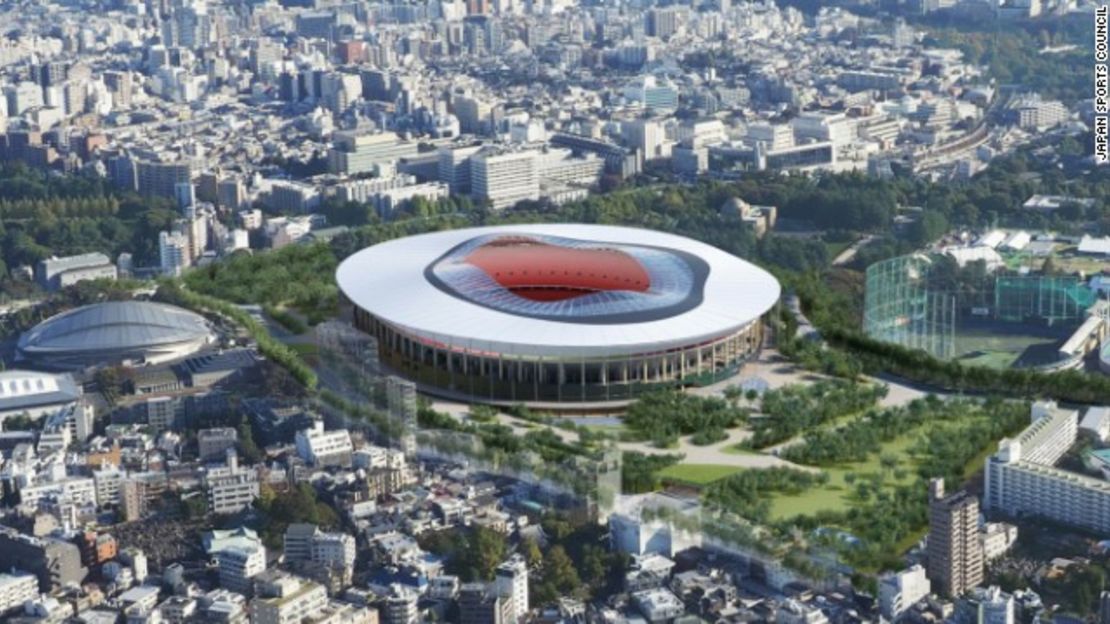 "Diseño B": un nuevo diseño propuesto para el Estadio Olímpico de Tokio del 2020.