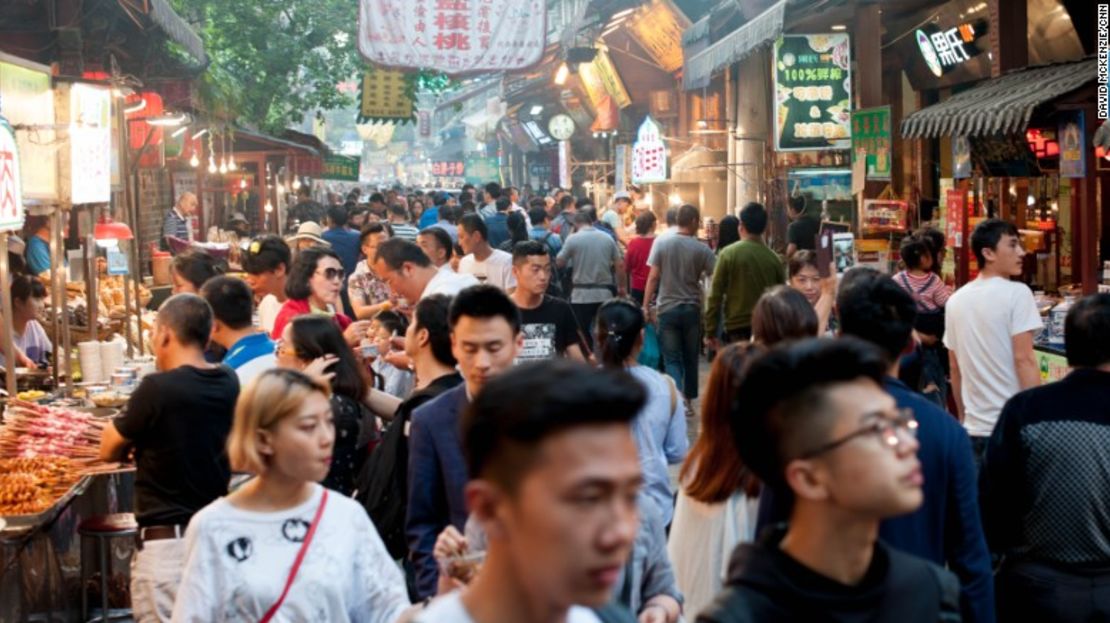 El mercado musulmán de Xi'an