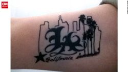 Elisa Bozzi, of Piacenza, Italy, visits Los Angeles every summer. She's committed to the city, as the tattoo on her arm attests. "I don't know why, but for me it was love at first sight," Bozzi wrote. She said she'd like to live in L.A. someday.