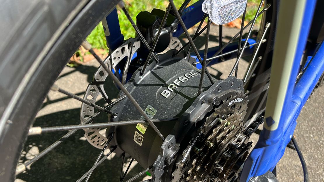 The hub drive and battery on the Co-op Cycles Generation e1.1 are supplied by Bafang. It’s great to see a name-brand motor and electronics on a bike at this low a price.