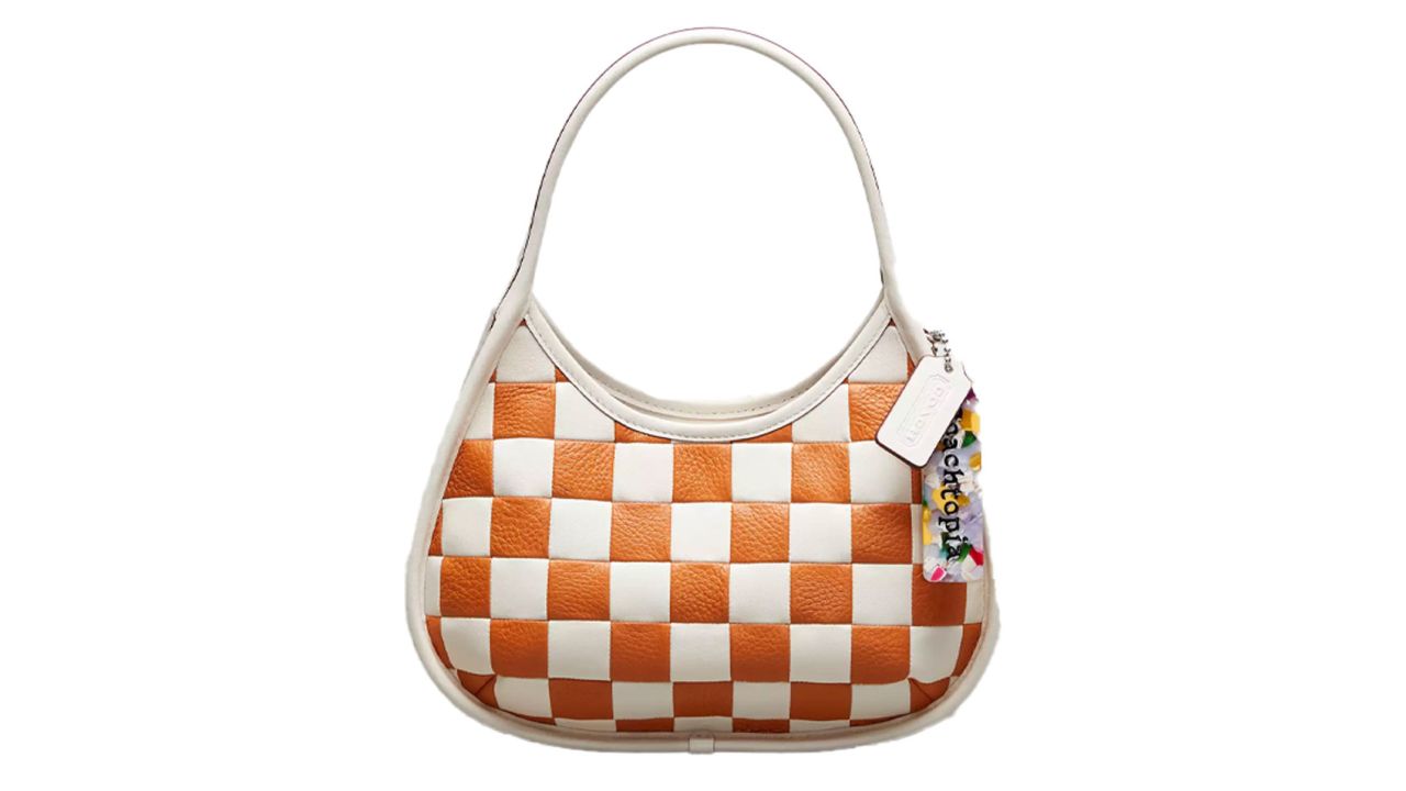 Coach Ergo Bag in Checkerboard Patchwork Upcrafted Leather