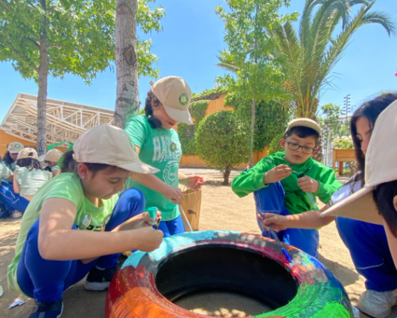 For Call to Earth Day 2024, CNN once more partnered with the global Cognita Schools network, whose students took part in projects that turned trash into art installations and collaborated across generations. Here is a selection of images showing the students' hard work and creativity.