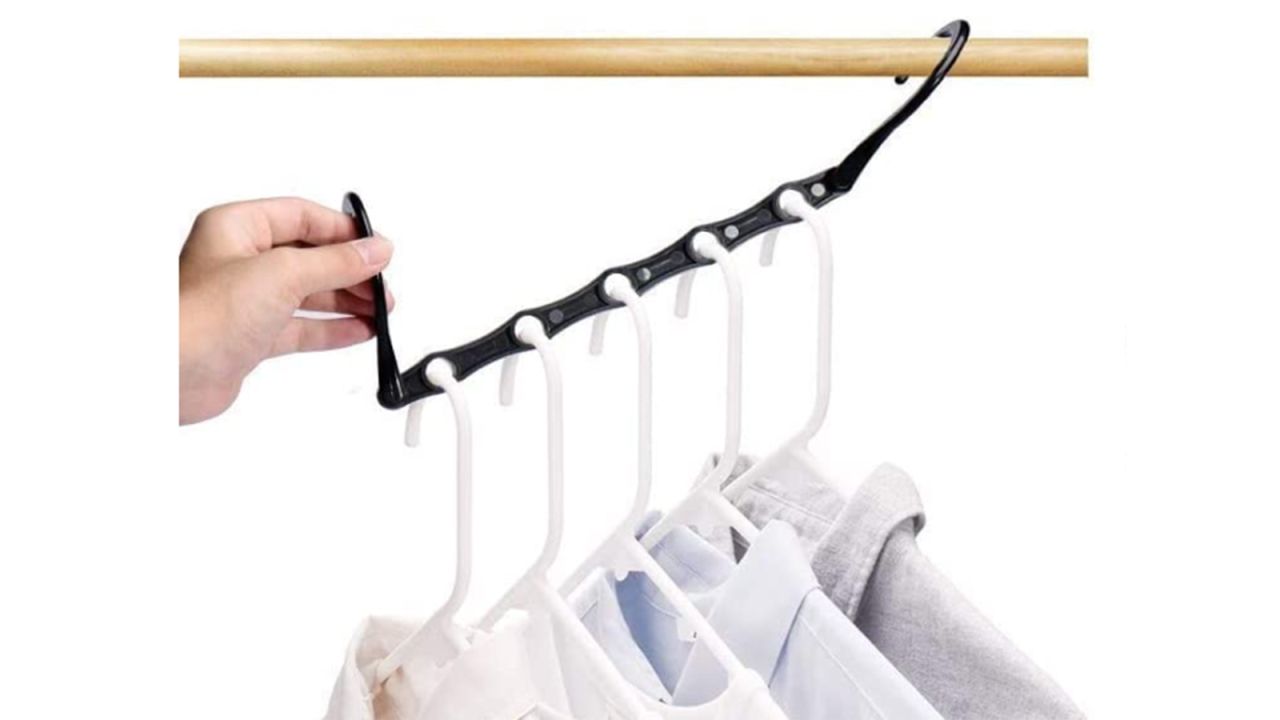 Black Magic Hangers Space Saving Clothes Hangers Organizer Pack of 10