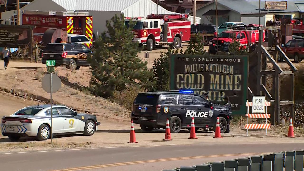 The Mollie Kathleen Gold Mine in Cripple Creek, Colorado, after the mine, which operates as a tourist attraction, experienced a mechanical issue, causing "a severe issue for riders on-board," according to  Teller County Sheriff Jason Mikesell.