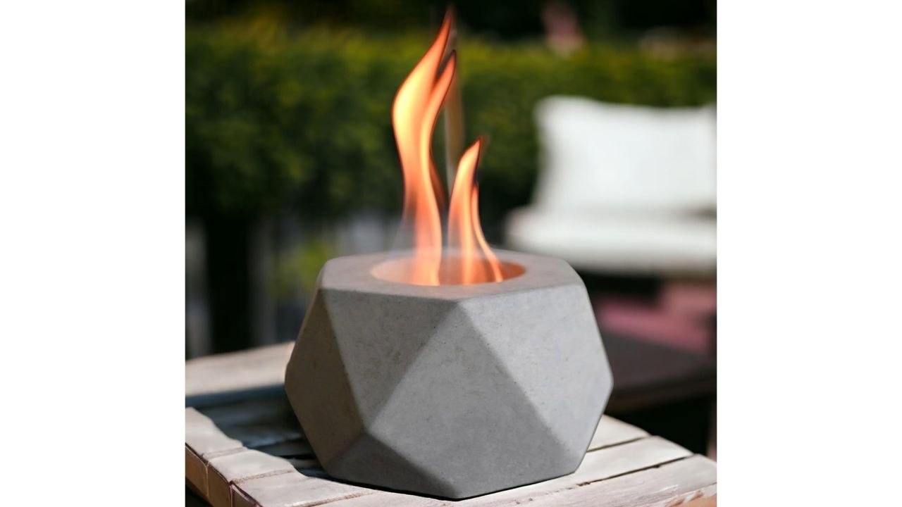 colsen hex tabletop fire pit