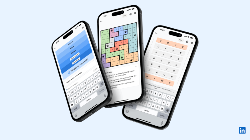 Move over New York Times, now LinkedIn is adding brain-busting games | CNN Business