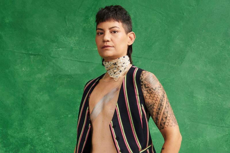 Vanessa Gonzalez poses for a portrait that's part of the