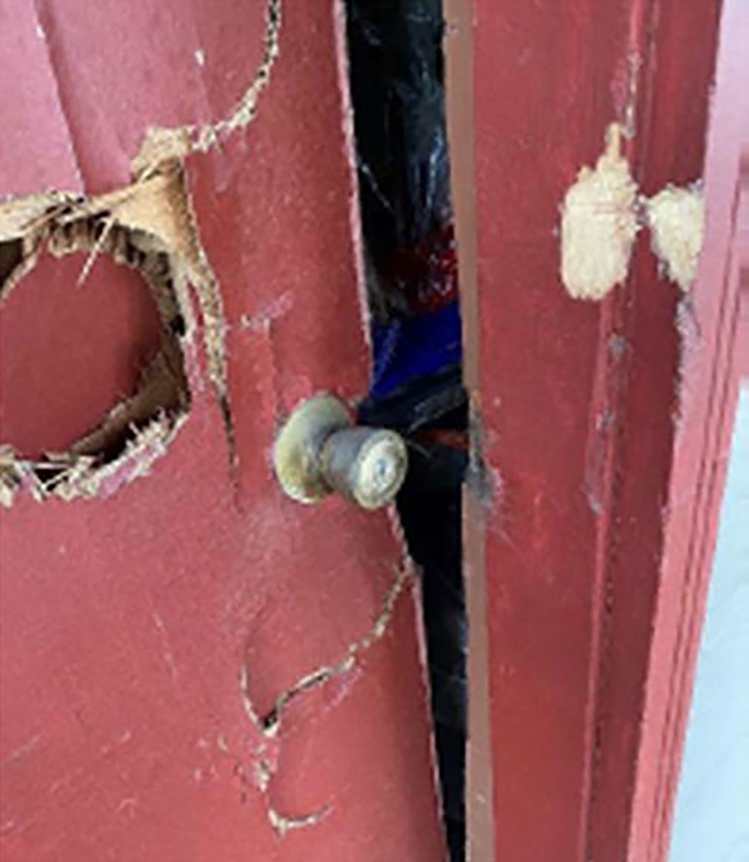 Denver police used a battering ram to bust open a door leading to Ruby Johnson's garage, according to a complaint filed in Denver County District Court.