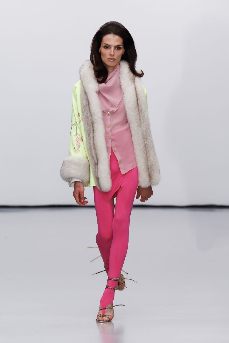 Last season at London Fashion Week, Ives went viral for taking a bow after his Fall-Winter 2025 show wearing a 