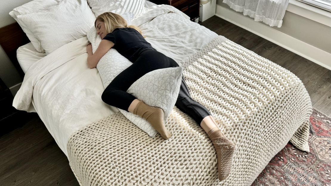 You can make the <a target="_blank">Coop Sleep Goods Body Pillow</a> softer or firmer according to your taste.