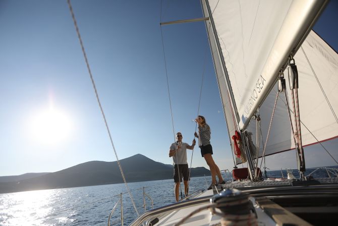 <strong>On the water: </strong>Costa Navarino offers ample opportunity to get out on the water.