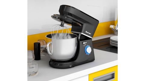 Costway Tilt-Head 7.5-Quart 6-Speed Stand Mixer With Dough Hook