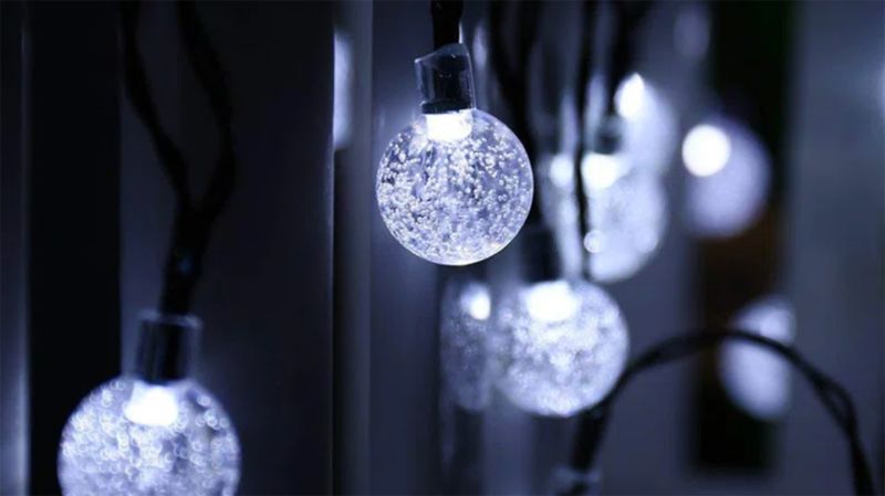 12 Best Outdoor String Lights Of 2023 CNN Underscored   Cottone Bulb Globe Solar Powered String Lights 