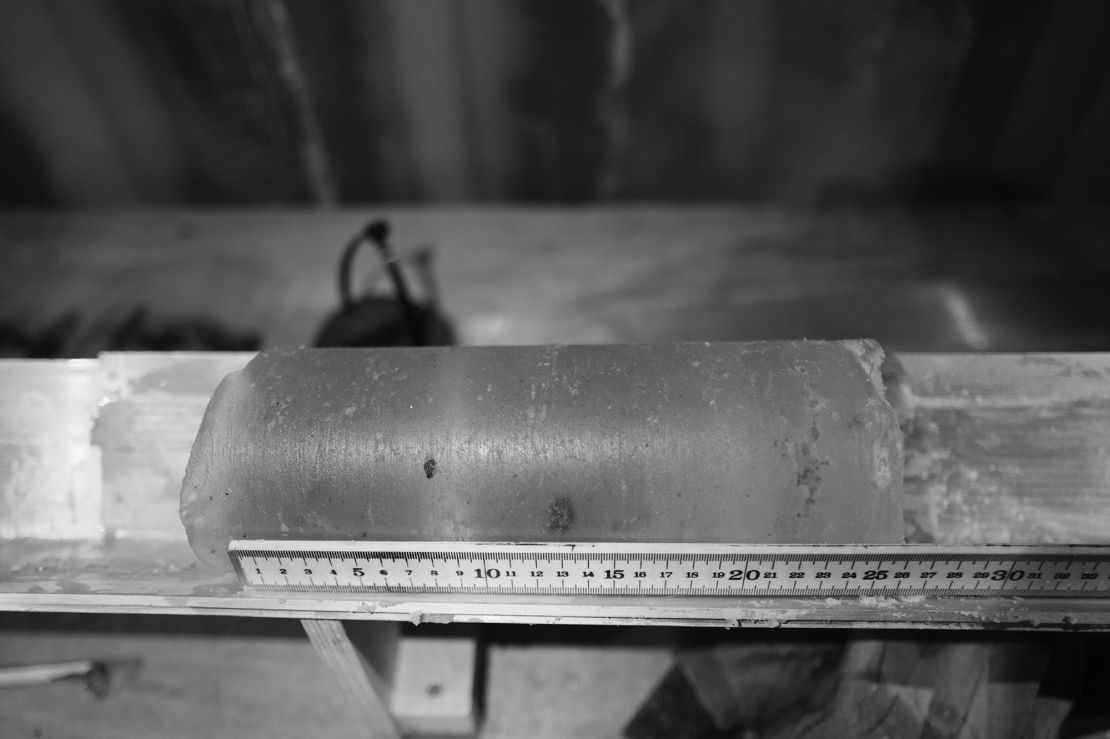 Particles and air bubbles trapped in the deepest part of the ice core could reveal Earth's climate 1.2 million years ago.