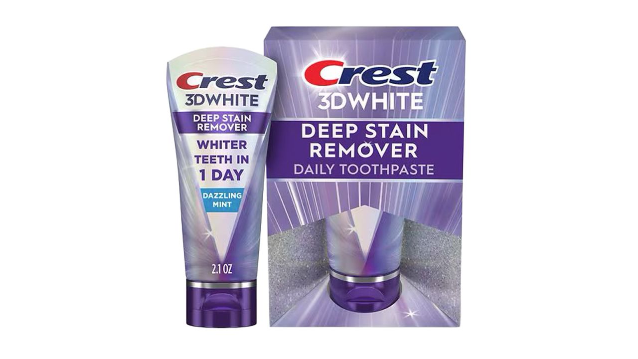 Crest 3D สีขาวคราบลึกสีขาว