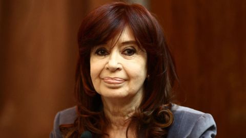 La expresidenta de Argentina Cristina Fernández de Kirchner.