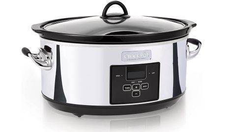 Crockpot 7 Quart Slow Cooker with Programmable Controls and Digital Timer