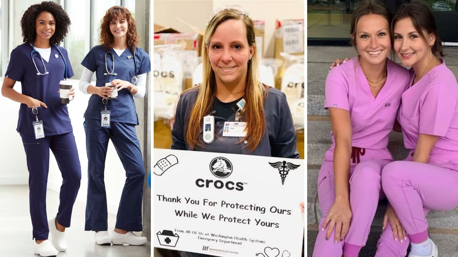 Crocs and FIGS partner for Nurses Week by giving away 10,000 clogs and  10,000 scrubs | CNN Underscored