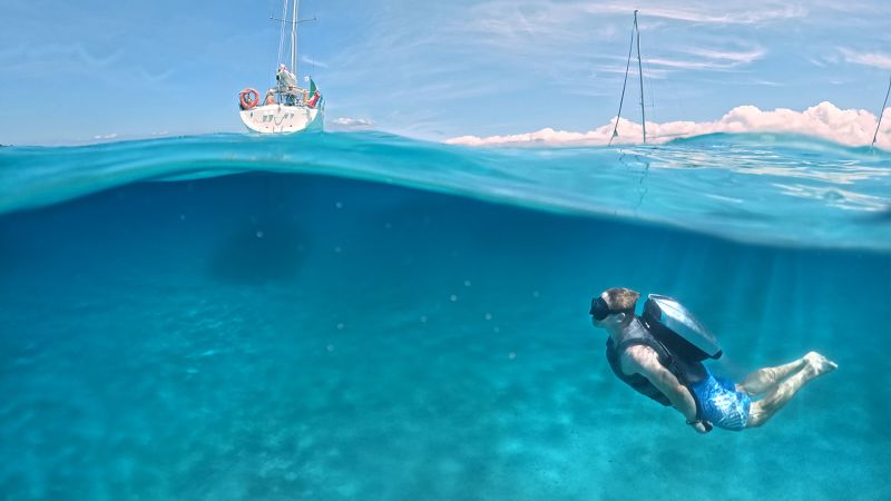 Underwater jetpack ‘feels superhuman,’ says designer of his k gadget