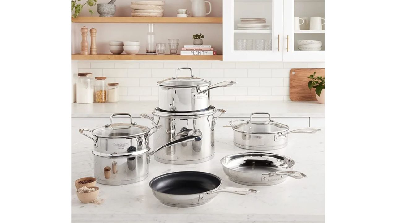 Cuisinart Professional Series 11 Pieces Stainless Steel Cookware Set