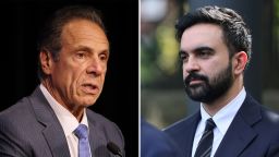 New York mayoral candidates Andrew Cuomo and Zohran Mamdani.