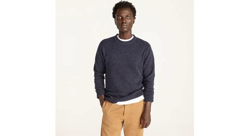J.Crew Marled Rugged Merino Wool Sweater