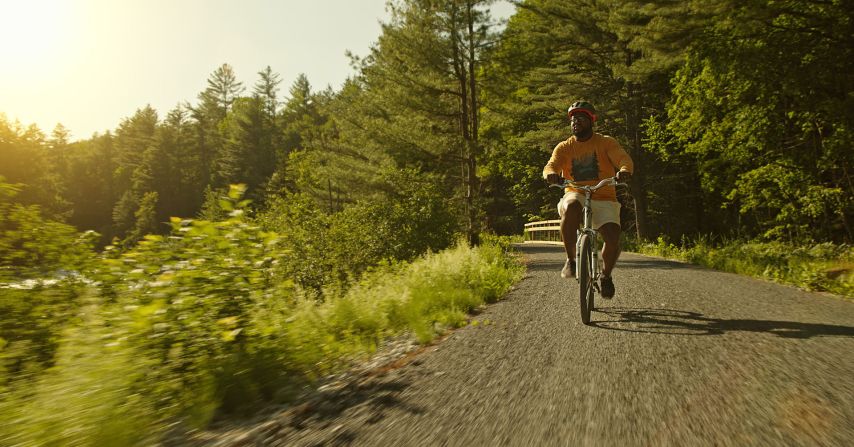 <strong>Vermont's rail trails:</strong> Walking, cycling, horseback riding, snowshoeing and Nordic skiing are all possible along the state’s four railway-turned-pedestrian thoroughfares.