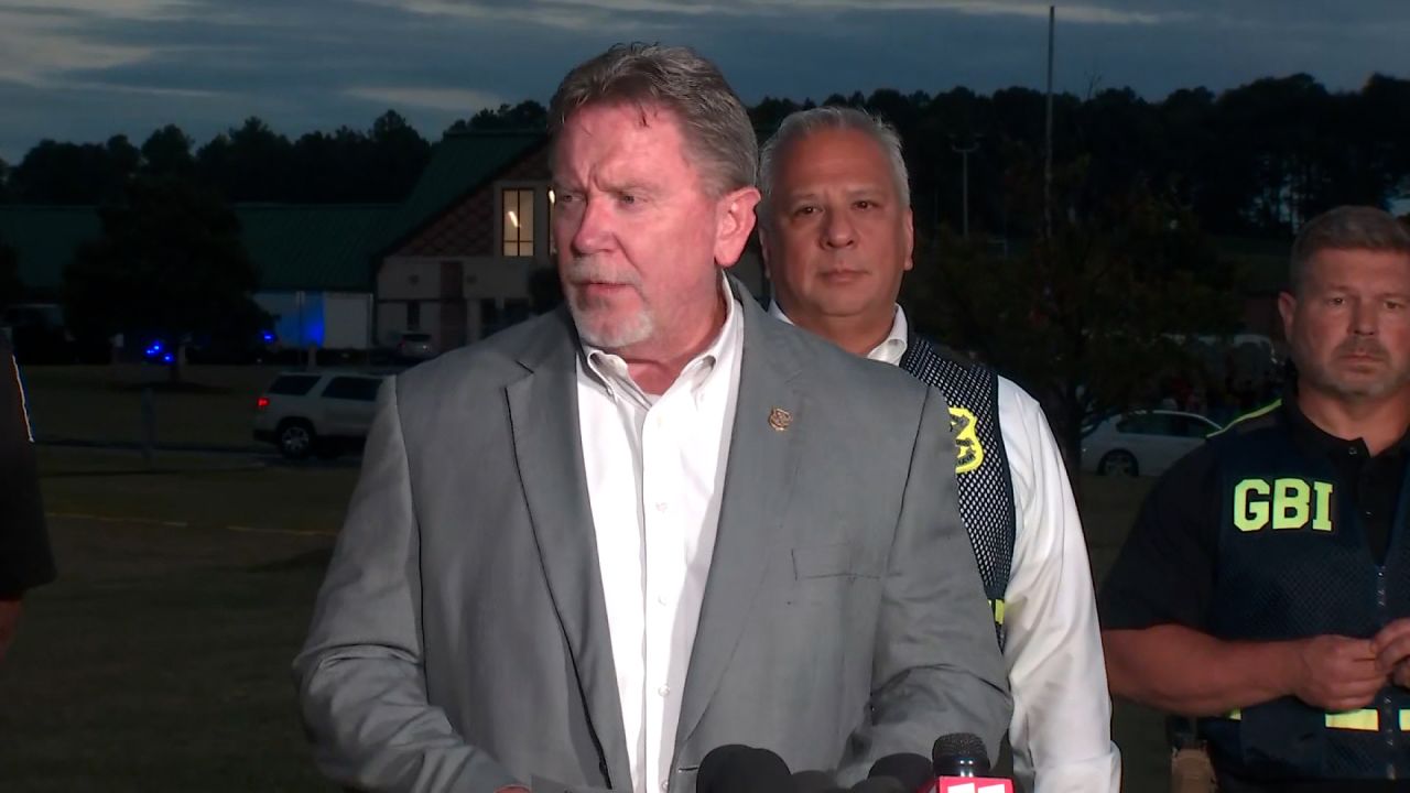 Chris Hosey, the director of Georgia Bureau of Investigation, speaks during a press conference on September 5.