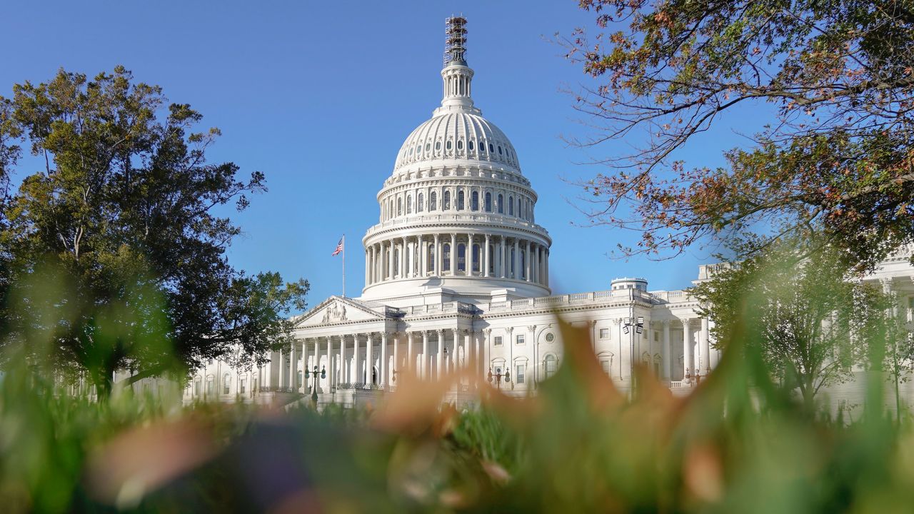 The US Capitol is seen on Monday, October 23, in Washington, DC.