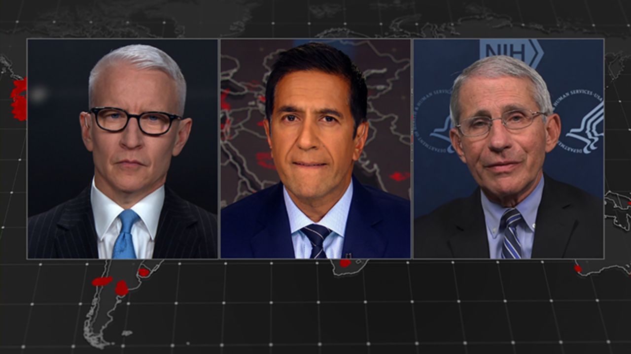 CNN's Anderson Cooper and Dr. Sanjay Gupta speak to Dr. Anthony Fauci.