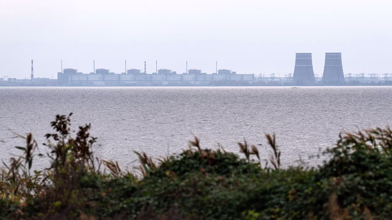 The Zaporizhzhia Nuclear Power Plant on October 29. 