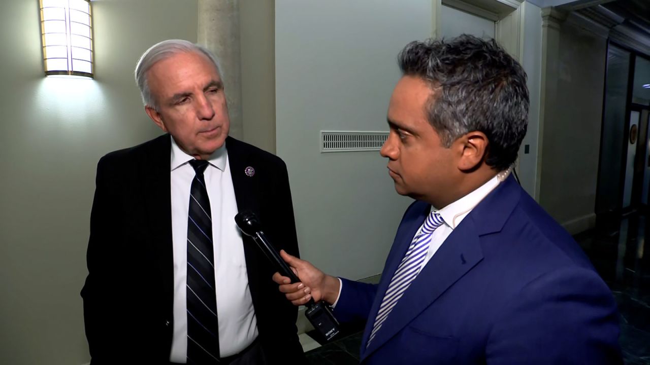 Gimenez speaks with CNN's Manu Raju on Monday, October 23. 