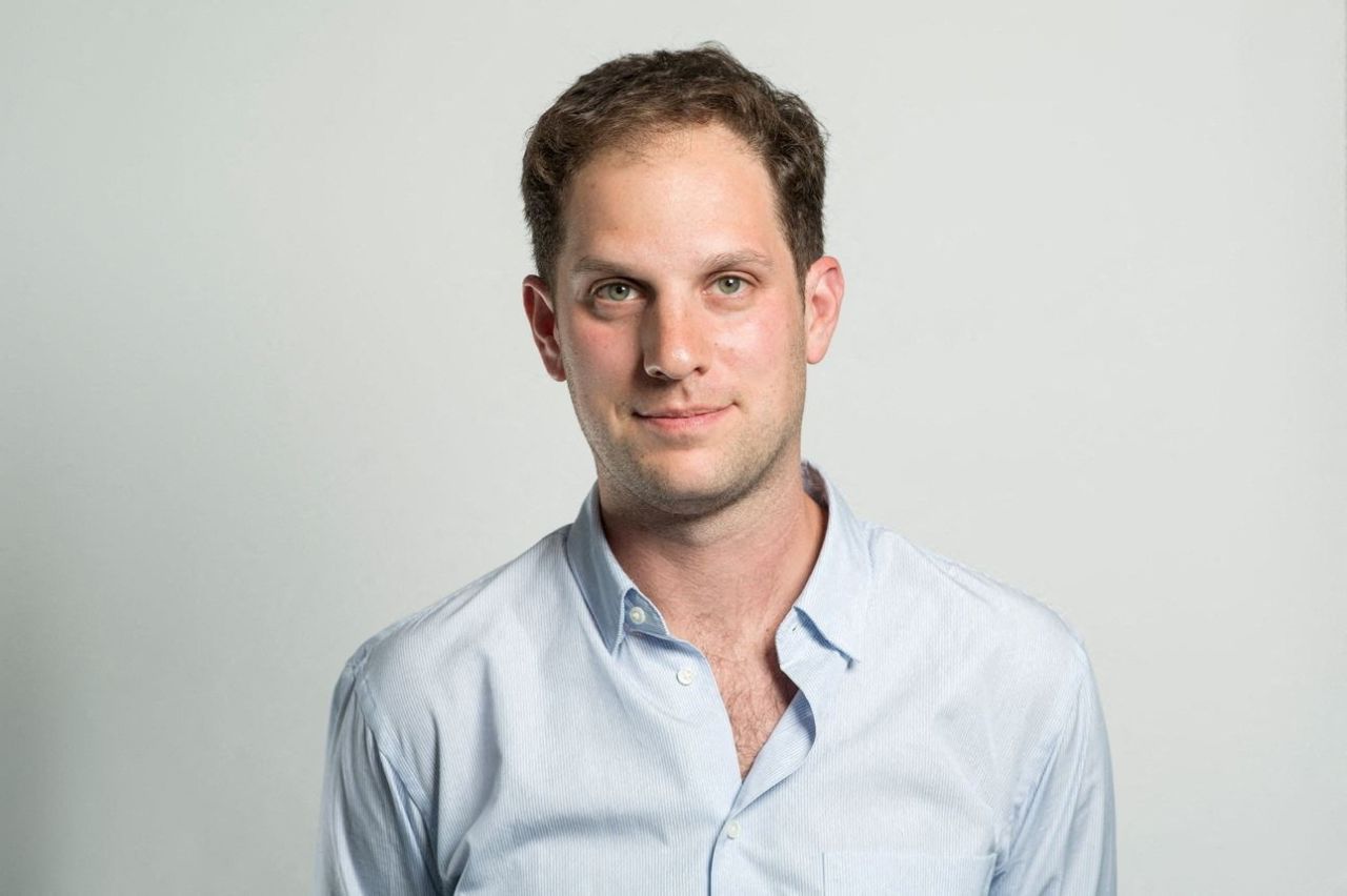 Reporter for U.S. newspaper The Wall Street Journal?Evan?Gershkovich?appears in an undated handout image.