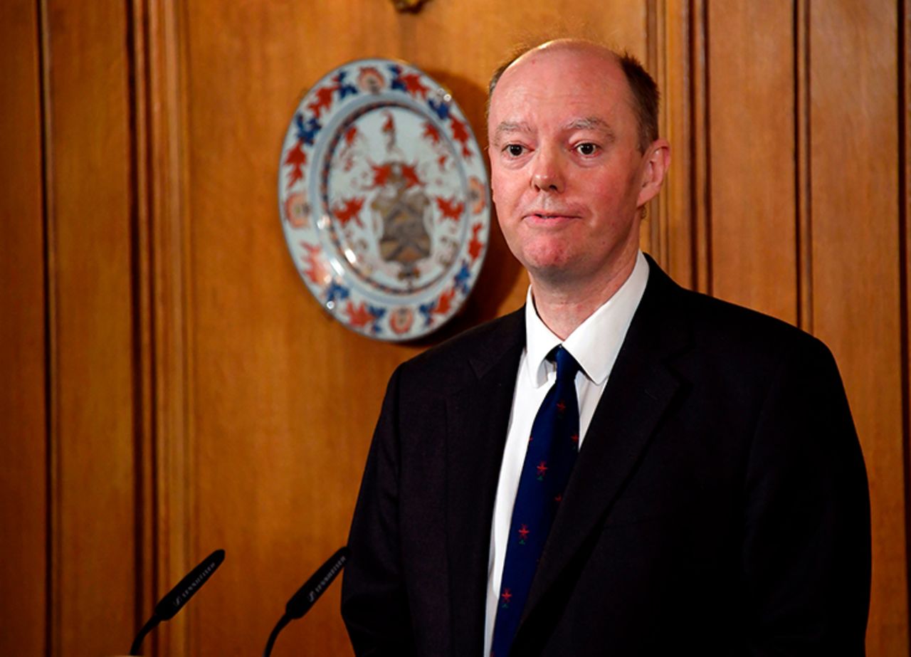 England's Chief Medical Officer Professor Chris Whitty