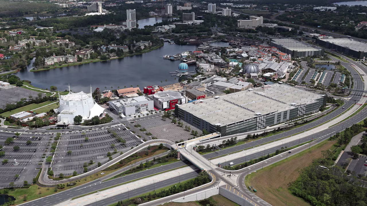Disney Springs shopping areas on March 23.