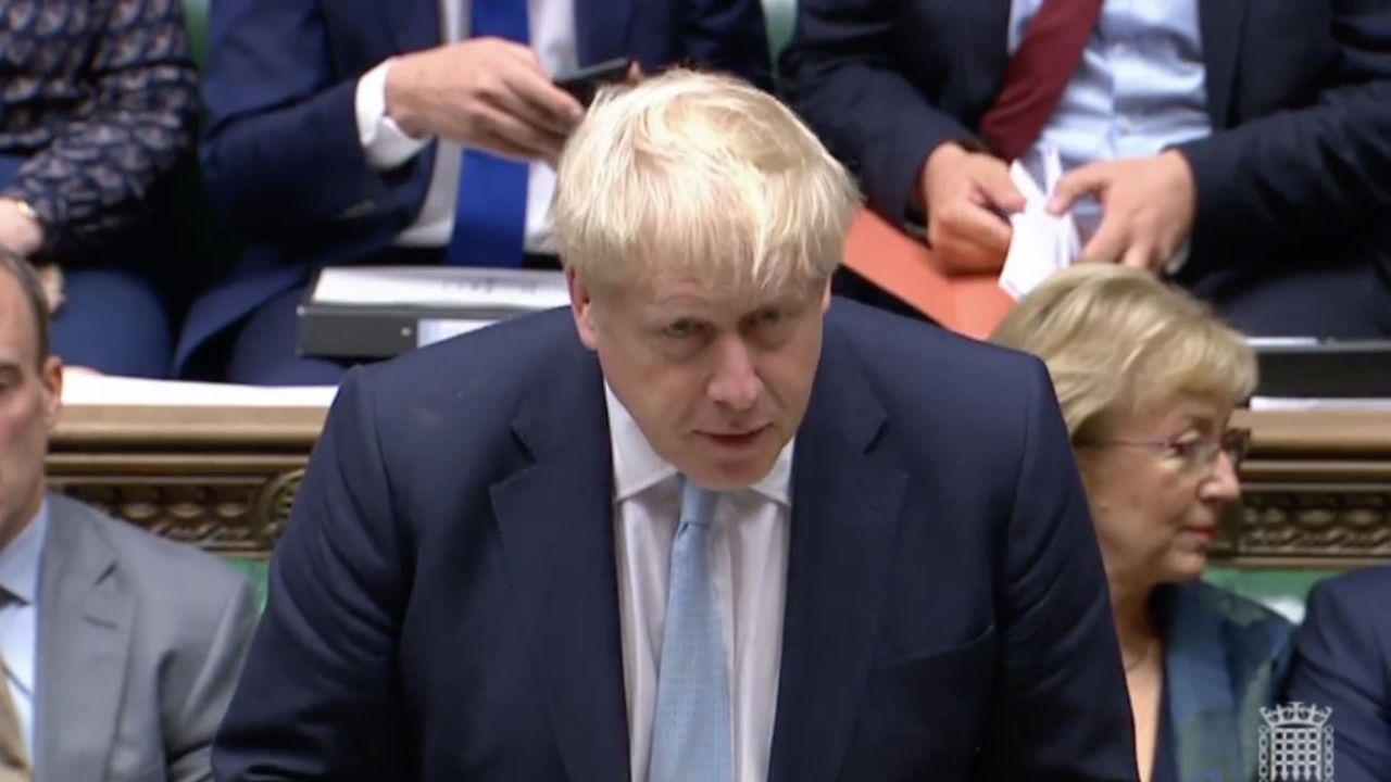 Johnson has outlined his proposals to the House of Commons. 