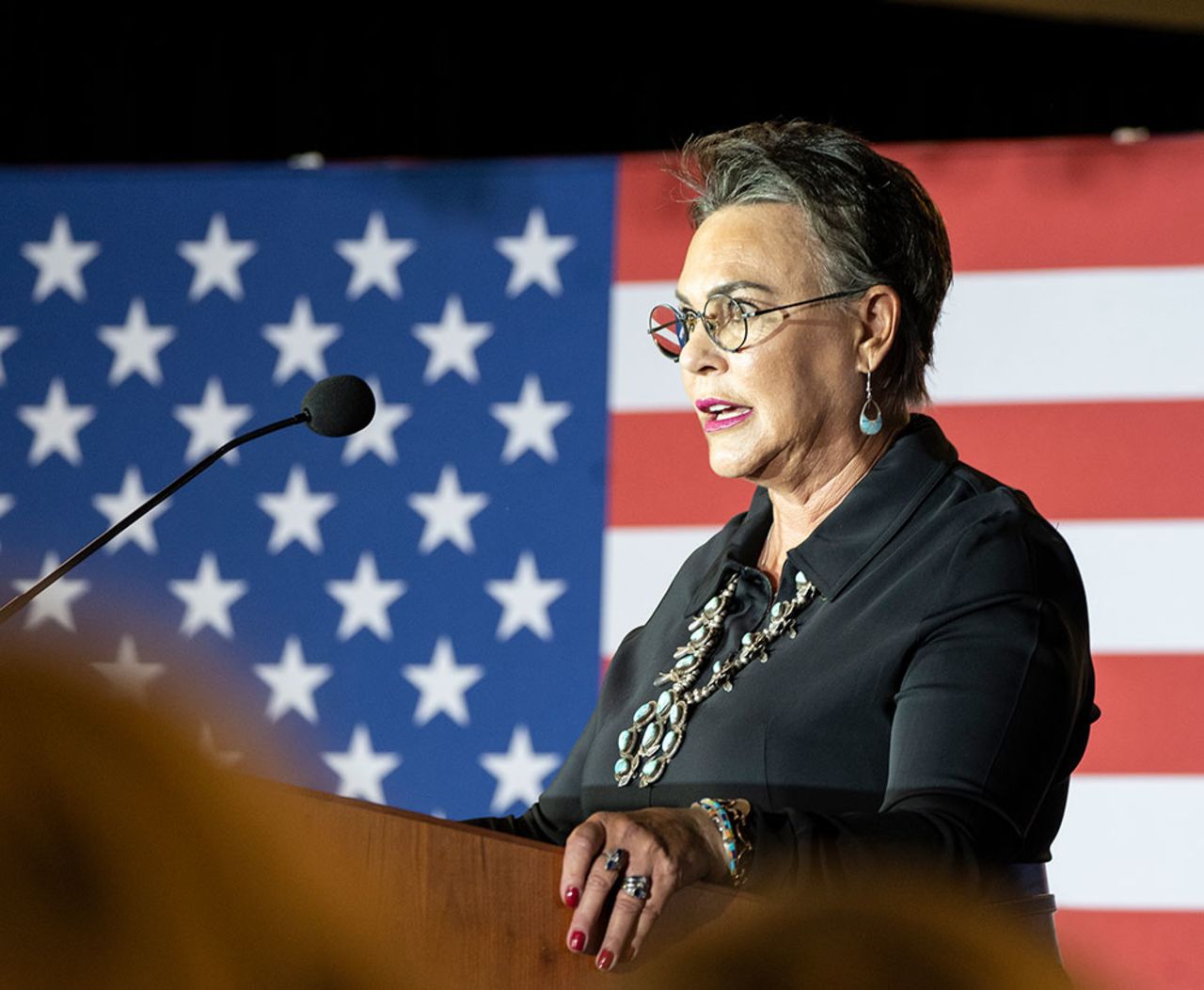 Hageman speaks during an event in August.