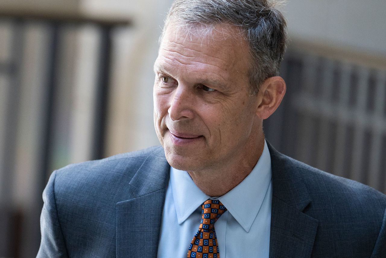 Rep. Scott Perry is seen after a meeting in Washington, DC, on July 13. 