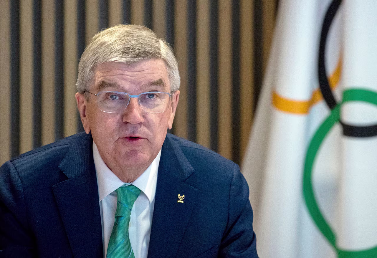 International Olympic Committee (IOC) president Thomas Bach attends a meeting at the Olympic House in Lausanne, Switzerland, on December 5, 2022. 